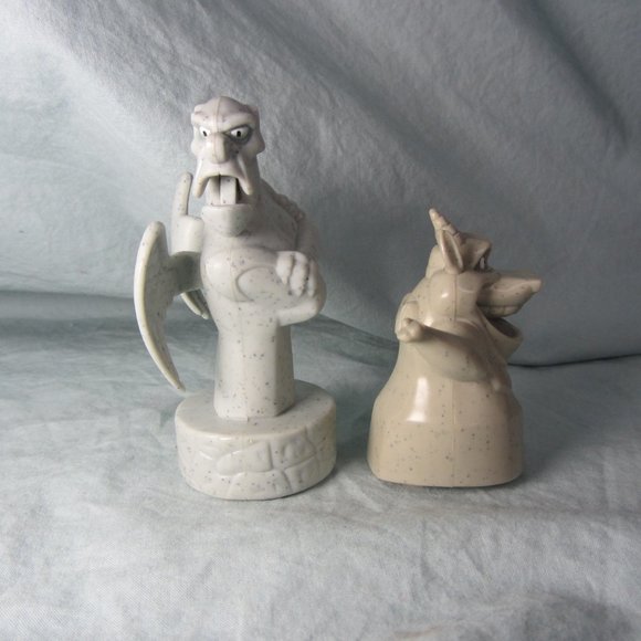 2 disney hunchback of notre dame gargoyles hugo & victor burger king (T174) - Picture 6 of 9